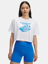 Under Armour Damen T-Shirt Under Armour UA Varsity OS SS-WHT