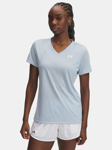 Under Armour Damen T-Shirt Under Armour Tech SSV- Solid-BLU