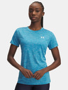 Under Armour Damen-T-Shirt Under Armour Tech SSC- Twist-BLAU
