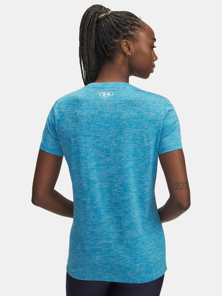 Under Armour Damen-T-Shirt Under Armour Tech SSC- Twist-BLAU