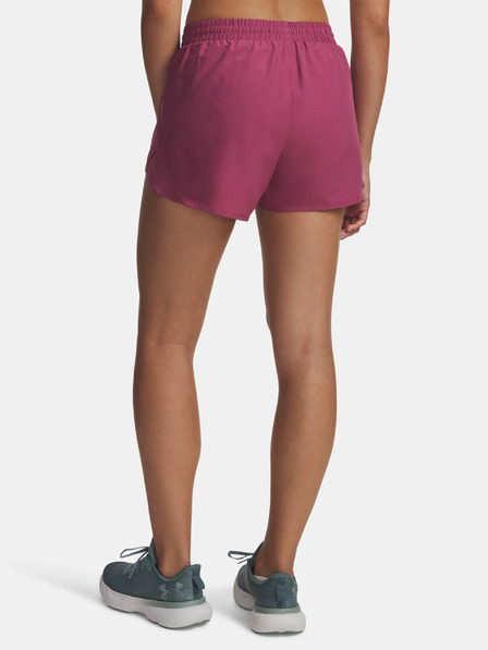 Under Armour Damen-Shorts Under Armour UA Fly By 3" Shorts-ROT