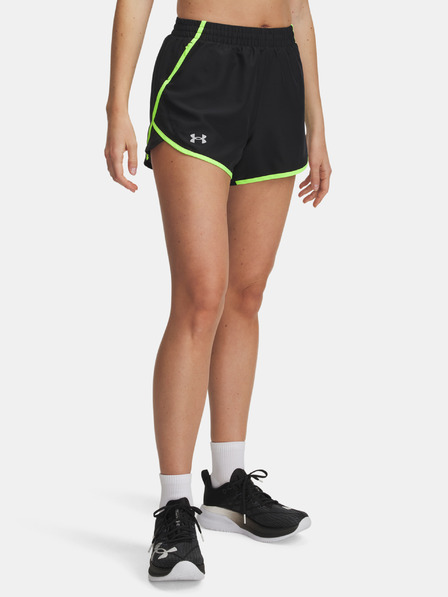 Under Armour Damen-Shorts Under Armour UA Fly By 3" Shorts-SCHWARZ