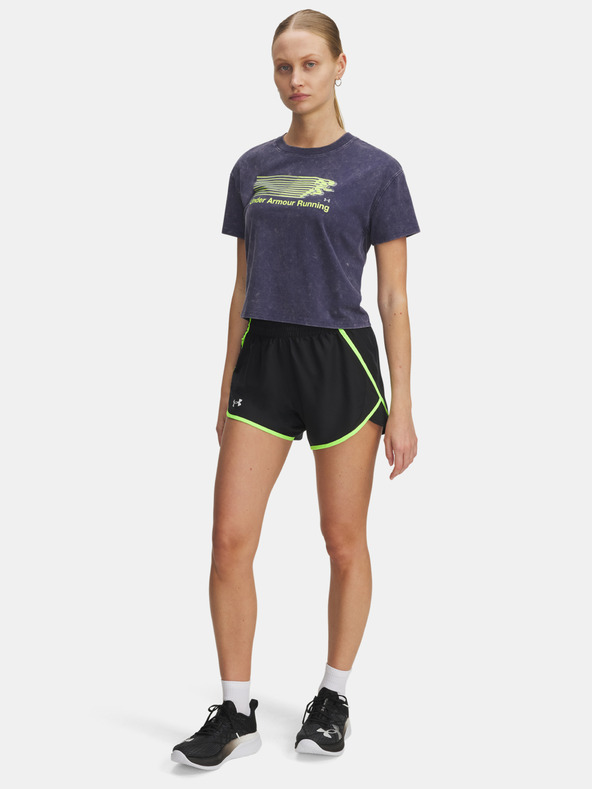 Under Armour Damen-Shorts Under Armour UA Fly By 3" Shorts-SCHWARZ