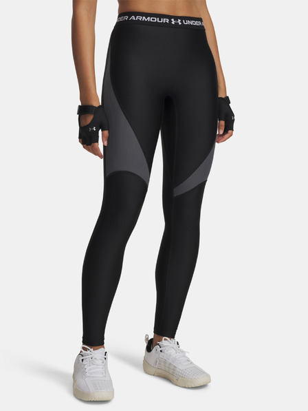 Under Armour Damen-Leggings Under Armour UA HG Rippen Legging-SCHWARZ