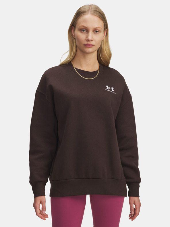 Under Armour Damen Sweatjacke Under Armour UA Icon Fleece OS Crew-BRN