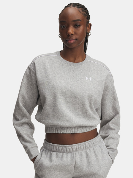 Under Armour Damen Sweatjacke Under Armour UA Rival Fleece Piped Crew-GRY
