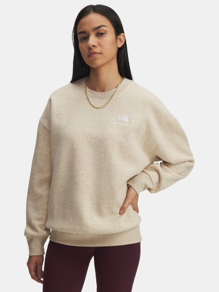 Under Armour Damen Sweatjacke Under Armour UA Icon Fleece OS Crew-BRN