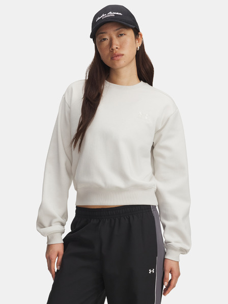 Under Armour Damen Sweatjacke Under Armour UA Icon Vida Flc Crew-WHT