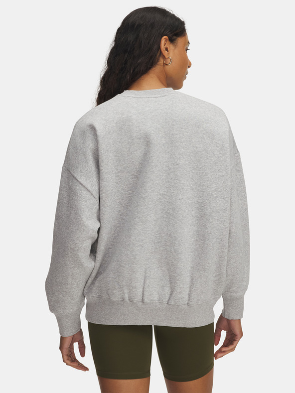 Under Armour Damen Sweatjacke Under Armour Rival Flc OS Varsity Crew-GRY