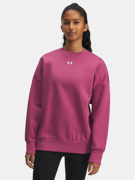 Under Armour Damen Sweatjacke Under Armour UA Rival Fleece OS Crew-RED