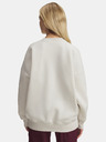 Under Armour Damen Sweatjacke Under Armour Rival Flc OS Varsity Crew-WHT