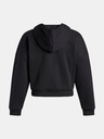 Under Armour Damen Sweatjacke Under Armour Rival Flc Piped HZ Hoodie-BLK