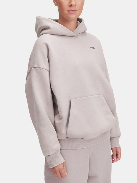 Under Armour Damen Sweatjacke Under Armour UA Icon HWT Flc OS Hdy-GRY