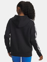 Under Armour Damen Sweatjacke Under Armour Icon Fleece Taped Hdy-BLK
