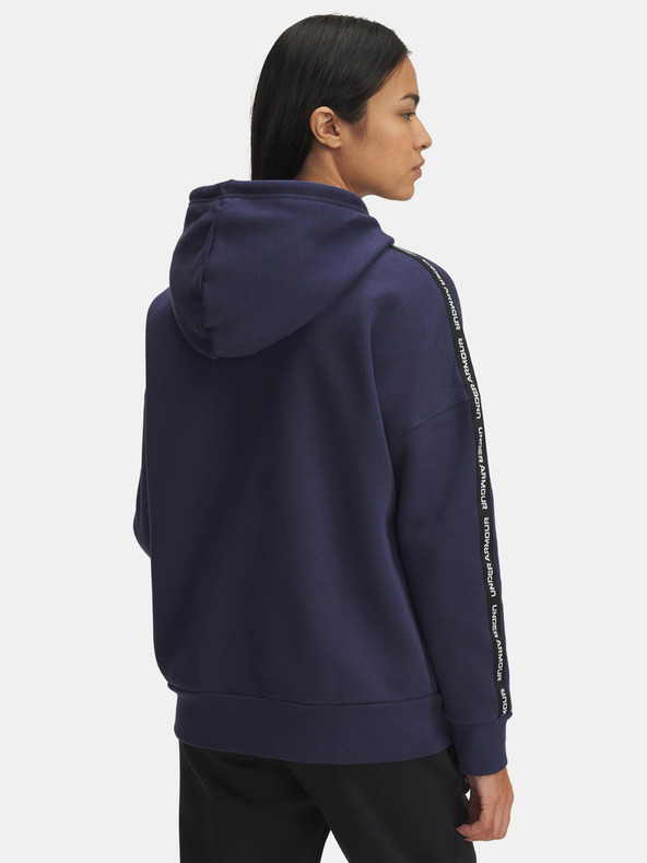 Under Armour Damen Sweatjacke Under Armour Icon Fleece Taped Hdy-BLU