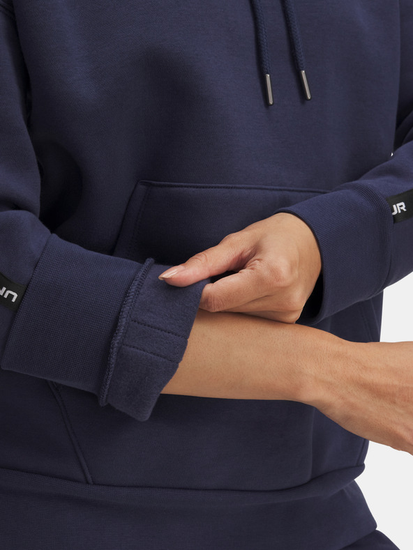 Under Armour Damen Sweatjacke Under Armour Icon Fleece Taped Hdy-BLU