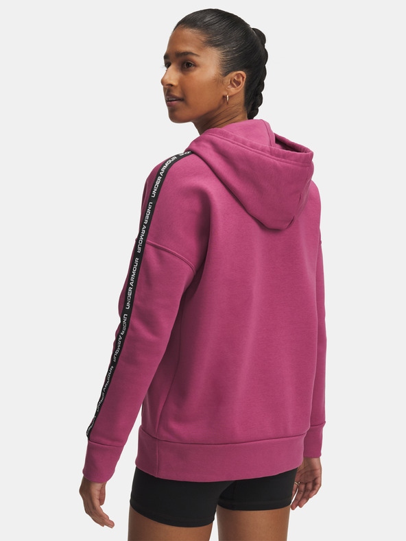 Under Armour Damen Sweatjacke Under Armour Icon Fleece Taped Hdy-RED