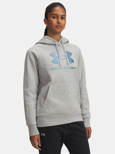 Under Armour Damen Sweatjacke Under Armour UA Rival Flc Shimmer Hdy-GRY