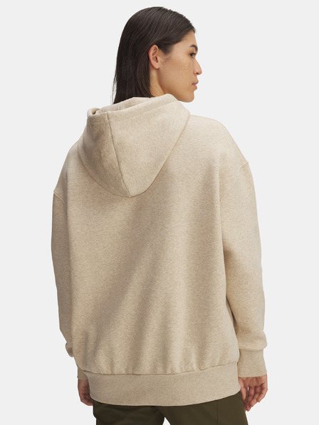 Under Armour Damen Sweatjacke Under Armour UA Icon Fleece OS Hoodie-BRN