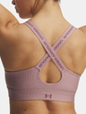 Under Armour Damen Sport-BH Under Armour UA Infinity High Zip 2.0 Bra-PNK