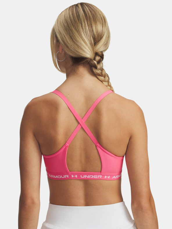 Under Armour Damen Sport-BH Under Armour UA Crossback Low Bra-PNK