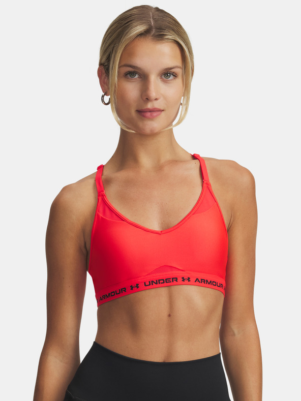 Under Armour Damen Sport-BH Under Armour UA Crossback Low Bra-RED