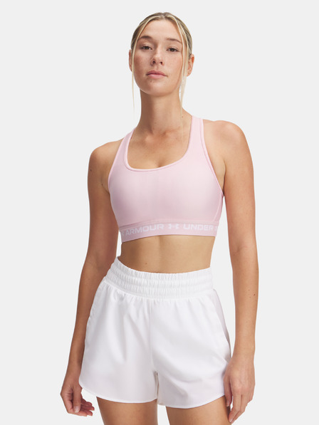 Under Armour Damen Sport-BH Under Armour Crossback Mid Bra-PNK