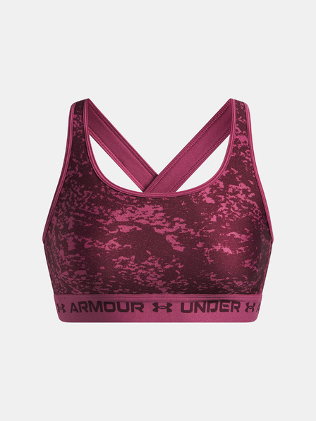 Under Armour Damen Sport-BH Under Armour Crossback Mid Print-RED