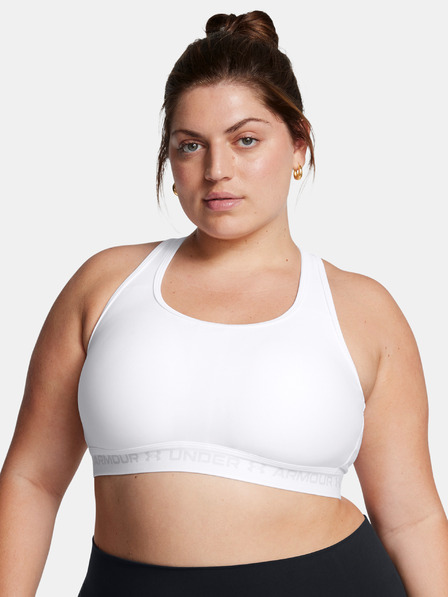 Under Armour Damen Sport-BH Under Armour UA Crossback Mid Bra&-WHT