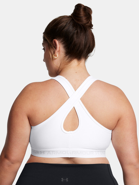 Under Armour Damen Sport-BH Under Armour UA Crossback Mid Bra&-WHT