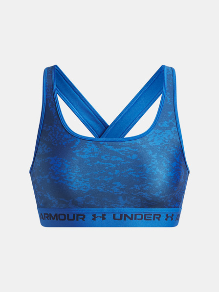 Under Armour Damen Sport-BH Under Armour Crossback Mid Print-BLU