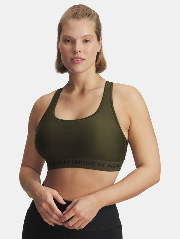Under Armour Damen Sport-BH Under Armour Crossback Mid Bra-GRN