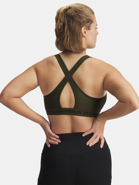 Under Armour Damen Sport-BH Under Armour Crossback Mid Bra-GRN