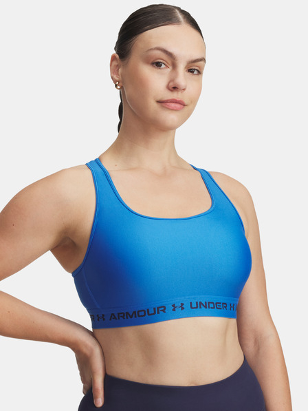 Under Armour Damen-Bustier Under Armour Crossback Mid Bra-BLU