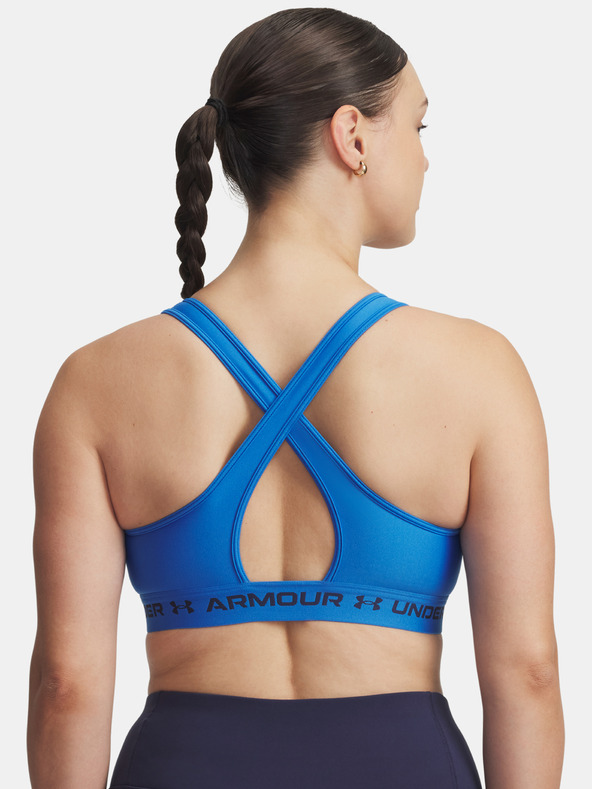 Under Armour Damen-Bustier Under Armour Crossback Mid Bra-BLU