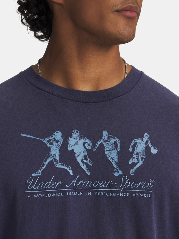 Under Armour Herren T-Shirt Under Armour UA HWT ATHLETES OS SS-BLU