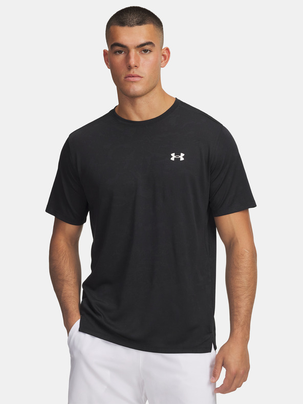 Under Armour Herren T-Shirt Under Armour UA Tech Vent Jacquard SS-BLK
