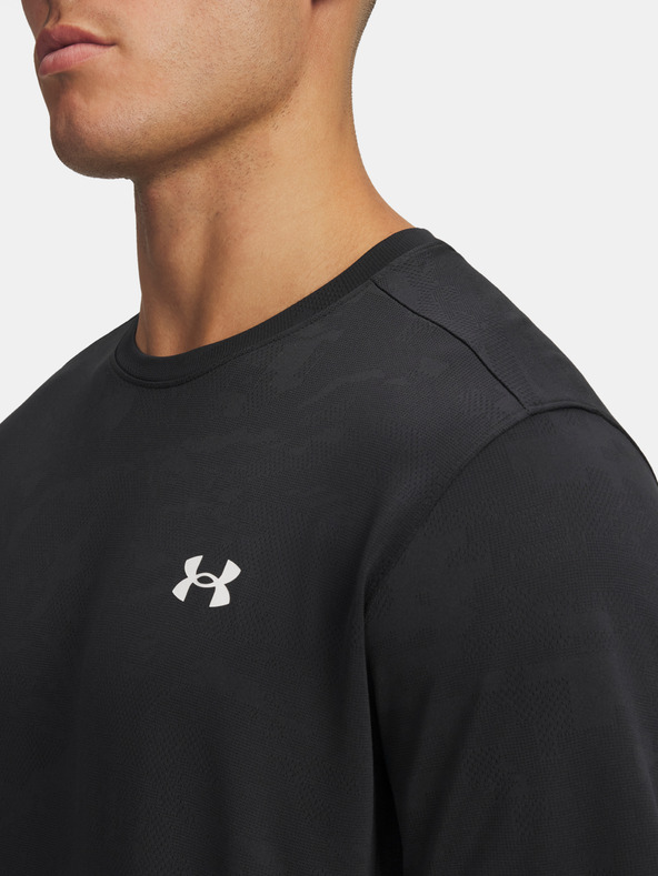 Under Armour Herren T-Shirt Under Armour UA Tech Vent Jacquard SS-BLK