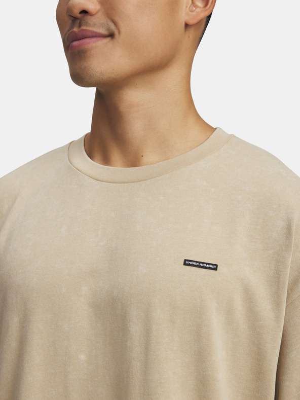 Under Armour Herren T-Shirt Under Armour UA M HW OS LOGO WASH SS-BRN