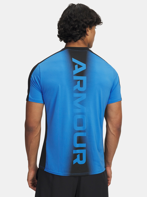 Under Armour Herren T-Shirt Under Armour UA HG Wordmark SS-BLU