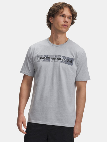 Under Armour Herren T-Shirt Under Armour UA CAMO CHEST STRIPE SS-GRY
