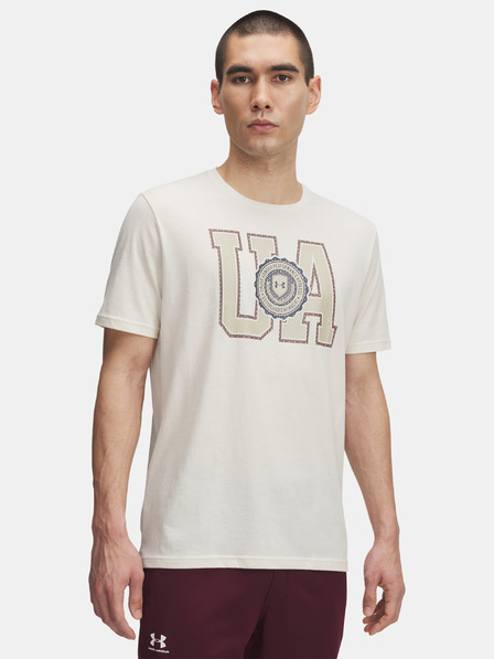 Under Armour Herren T-Shirt Under Armour UA COLLEGE CREST LOGO SS-BRN