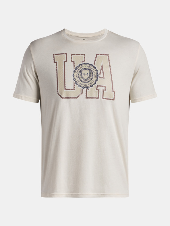 Under Armour Herren T-Shirt Under Armour UA COLLEGE CREST LOGO SS-BRN