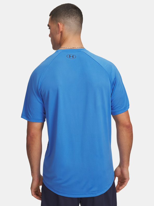 Under Armour Herren T-Shirt Under Armour UA Tech Fade SS-BLU