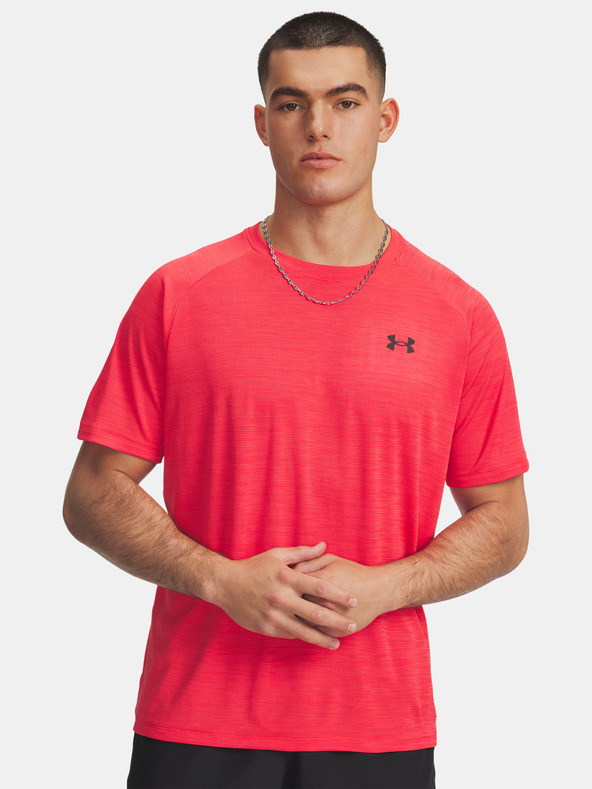 Under Armour Herren T-Shirt Under Armour UA Tech Textured SS-RED