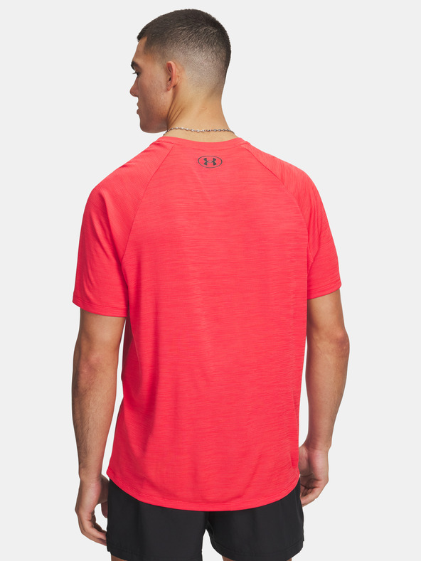Under Armour Herren T-Shirt Under Armour UA Tech Textured SS-RED