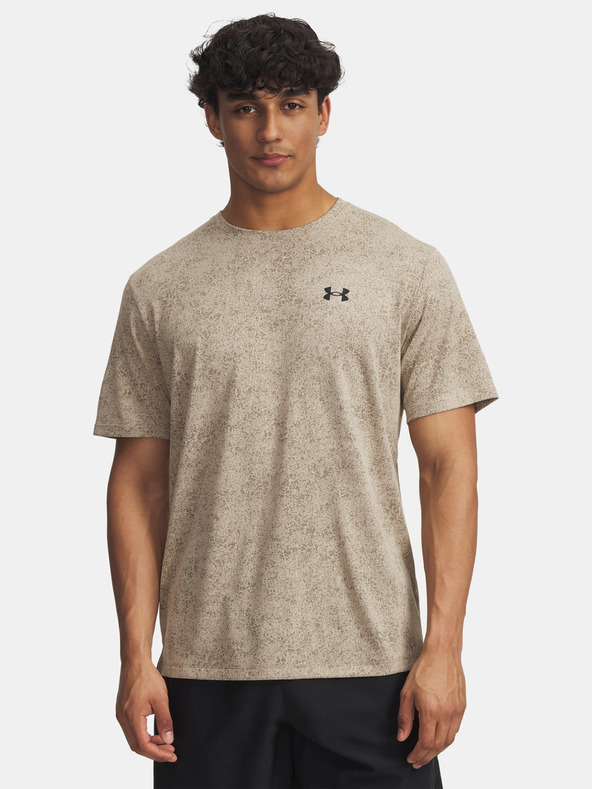 Under Armour Herren T-Shirt Under Armour UA Tech Tee Pixelate-BRN