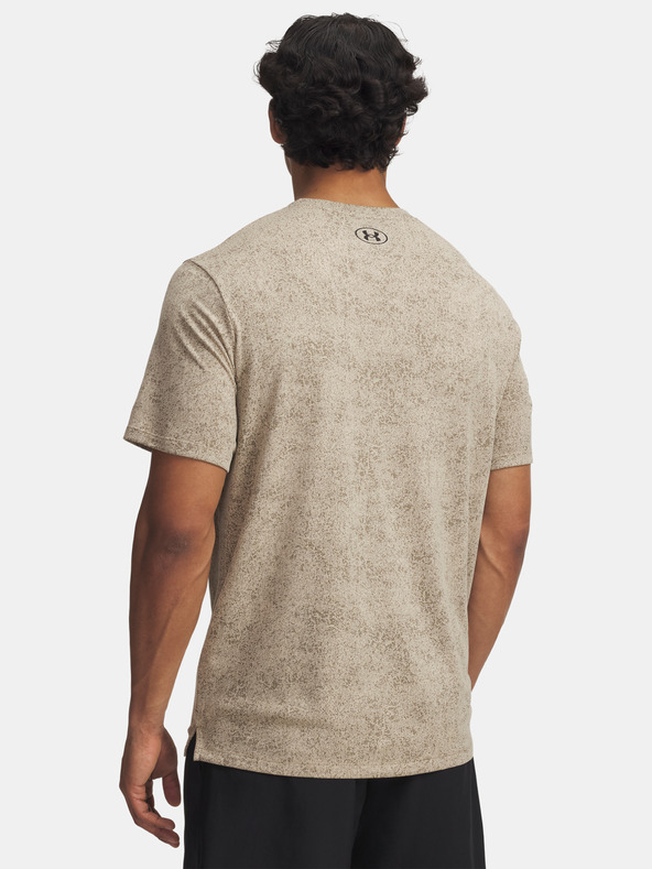 Under Armour Herren T-Shirt Under Armour UA Tech Tee Pixelate-BRN