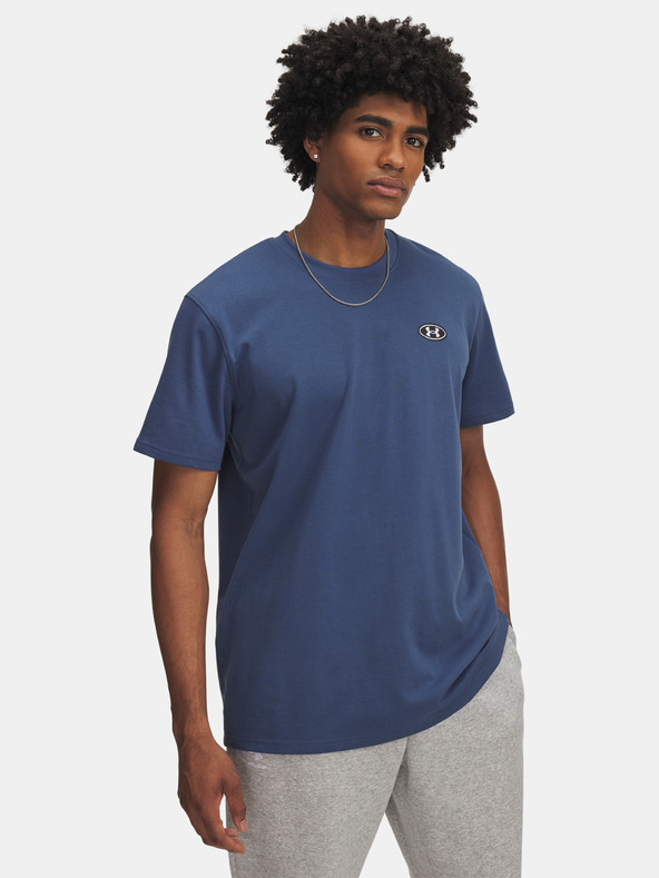 Under Armour Herren T-Shirt Under Armour UA HW LC PATCH SS-BLU