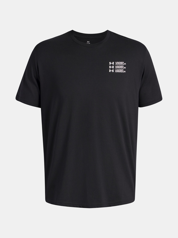 Under Armour Herren T-Shirt Under Armour UA TRIPLE STACK LC LOGO SS-BLK